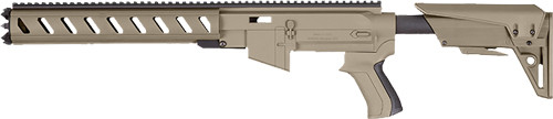 ADV TECH RUGER AR22 STOCK SYSTEM W/ 6 SIDED FOREND FDE