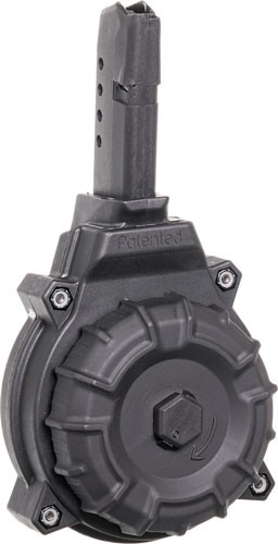 PRO MAG MAGAZINE FOR GLOCK 43 9MM 50RD DRUM BLACK POLYMER