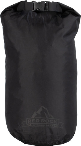 RED ROCK ROLL TOP DRY BAG 8 LITER WATERPROOF BLACK