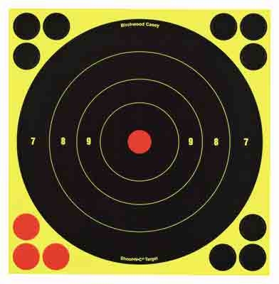 B/C TARGET SHOOT-N-C 8" BULL'S-EYE 6 TARGETS