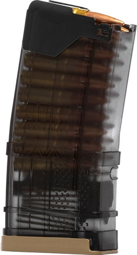LANCER MAGAZINE L5AWM AR-15 300BLK 20RD TRANSLUCENT SMOKE