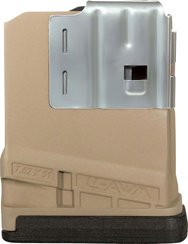 LANCER MAGAZINE L7AWM SR-25 7.62X51 10RD OPAQUE FDE<