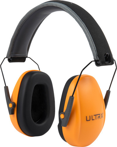 ULTRX SLIM PROFILE EARMUFF YOUTH/LADIES ORANGE