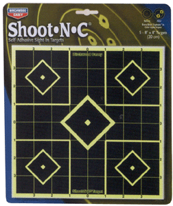 B/C TARGET SHOOT-N-C 8" SIGHT-IN 15 TARGETS
