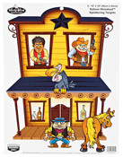 B/C TARGET PREGAME 12"X18" SALOON SHOOTOUT 8 TARGETS