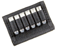 MICHAELS HANDGUN CARTRIDGE SLIDE 6-LOOPS NYLON BLACK