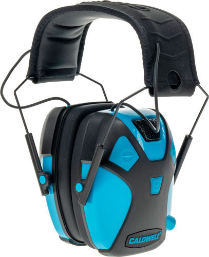 CALDWELL E-MAX PRO YOUTH ELECTRONIC EARMUFF NEON BLUE!