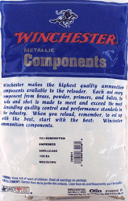 WINCHESTER UNPRIMED CASES 223 REM 100PK 20BX/CS