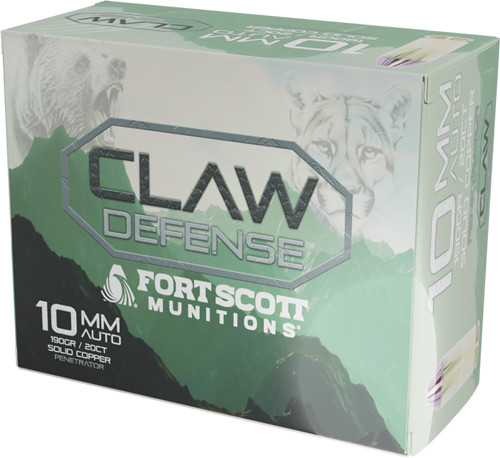 FORT SCOTT 10MM 190GR CLAW DEFENSE FN 20RD 25BX/CS