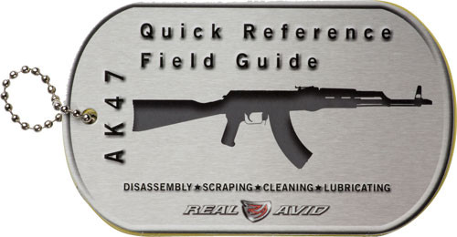 REAL AVID AK47 FIELD GUIDE AK47 MAINTENANCE CARDS<