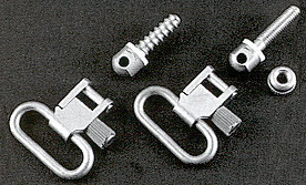 MICHAELS SWIVEL SET 1" FOR STANDARD RIFLES SILVER