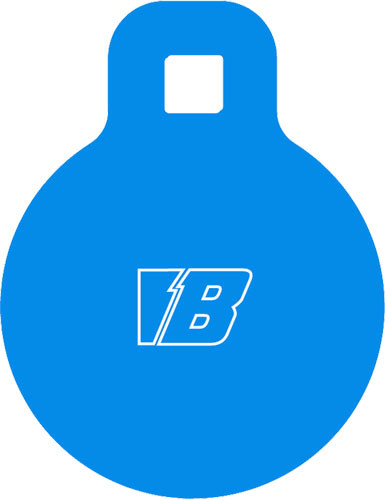 BASH TARGET AR500 GONG TARGET ROUND 4"-1/2" THICK