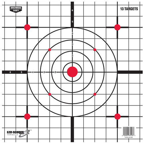B/C TARGET EZE-SCORER PAPER 12" SIGHT-IN PAPER 13 TARGETS