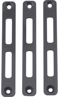 MANTICORE M-LOK PANEL FOR TRANSFORMER RAILS 3 PACK BLACK