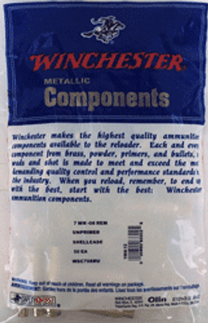 WINCHESTER UNPRIMED CASES 7MM-08 REM 50PK 20BX/CS