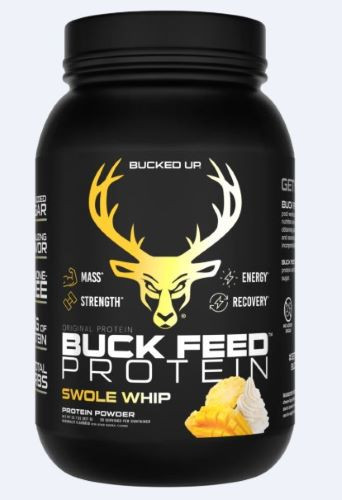 BUCKED UP BUCK FEED ORIGINAL PROTEIN SWOLE WHIP 30 SERVINGS
