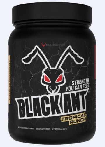 BUCKED UP BLACK ANT PREWORKOUT TROPICAL PUNCH 20 SERVINGS