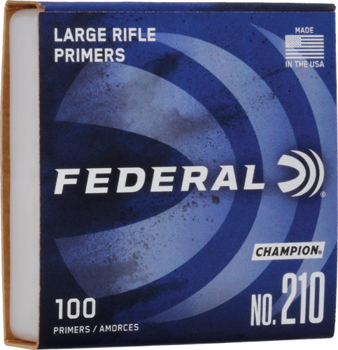 FEDERAL PRIMERS LARGE RIFLE 5000 PACK CASE