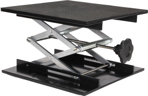 LYMAN SHOOTING BENCH BAG JACK SCISSOR ADJUSTABLE PLATFORM