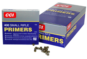 CCI PRIMERS 400 SMALL RIFLE 5000 PACK CASE