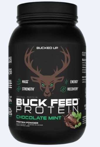 BUCKED UP BUCK FEED ORIGINAL PROTEIN CHOC MINT 30 SERVINGS