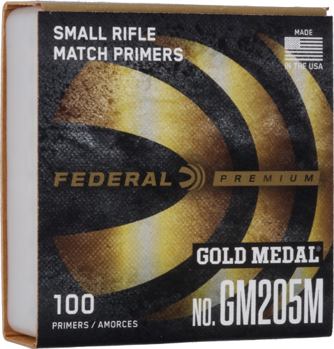 FEDERAL PRIMERS SMALL RIFLE GOLD MEDAL 5000 PACK CASE