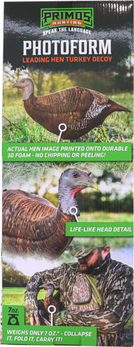 PRIMOS TURKEY DECOY PHOTOFORM LEADING HEN<