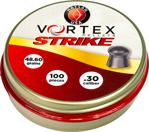 HATSAN VORTEX STRIKE PELLETS 30 48.60GR 100 PER TIN