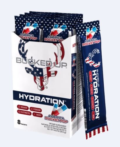 BUCKED UP HYDRATION 2.0 ROCKET POP 8 COUNT