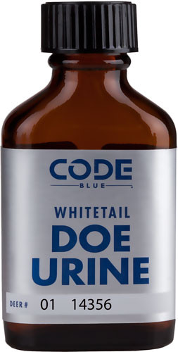 CODE BLUE DEER LURE DOE URINE 1FL OUNCE BOTTLE
