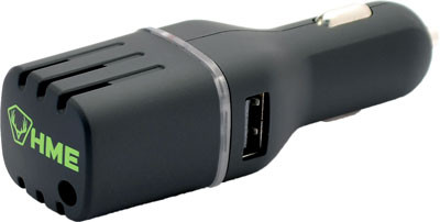 HME SCENT SLAMMER OZONE SCENT ELIMINATOR CAR UNIT W/DUAL USB