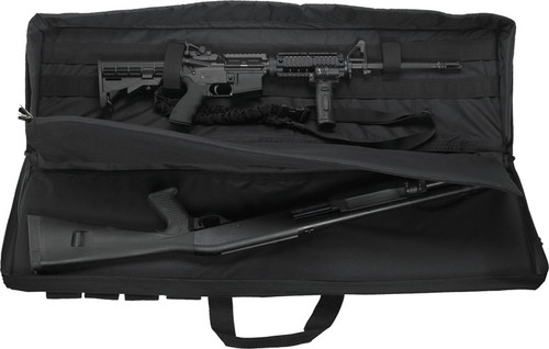 US PEACEKEEPER 43" COMBINATION CASE W/ 4 MAG HOLDERS BLACK