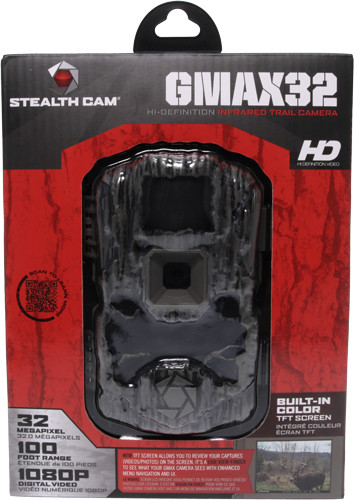 STEALTH CAM TRAIL CAM GMAX32 32MP/1080HD VIDEO CAMO IR