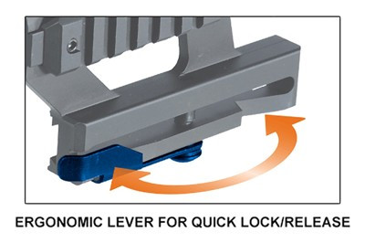 UTG SCOPE MOUNT AK47 QD SIDE MOUNT PICATINNY