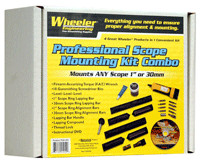 WHEELER COMPLETE SCOPE MOUNTING KIT 1" AND 30MM