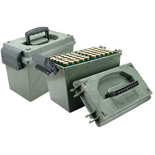 MTM 100RD SHOTSHELL BOX WITH TRAYS CAMO