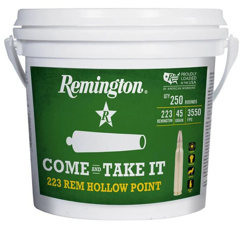 REM CATI BUCKET 223REM 45GR JHP 250/4