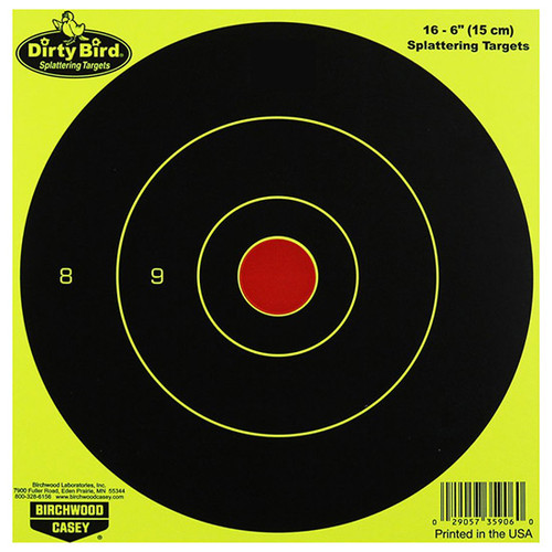 BC DIRTY BIRD 6 BULL'S EYE YELLOW 16 TARGETS  X