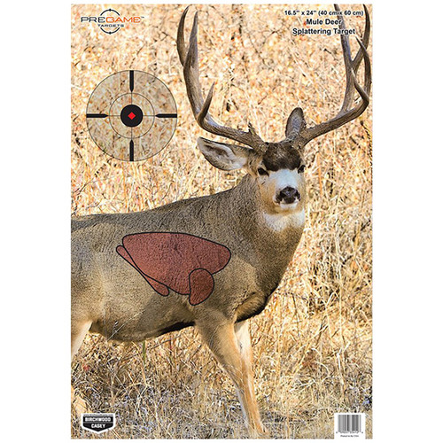 BC PREGAME MULE DEER TGT 16.5X24 3PK