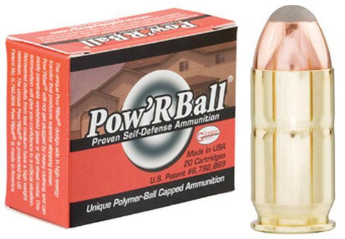 Glaser Pow'RBall Handgun Ammunition  .45 ACP 165 gr JHP 1225 fps 20/box