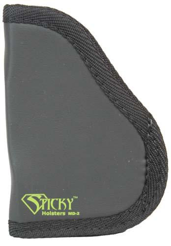 Sticky Holsters Medium Sticky Pocket Holster for Small/Medium Autos with Laser Black Ambi