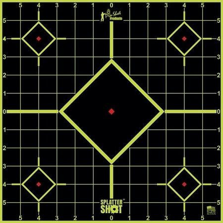 Pro-Shot Splatter Shot 12" Green Sight In Target - Peel-and-Stick 5/ct