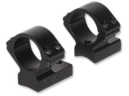 Talley Lightweight Alloy Scope Mounts - Black Anodized - 1" - Low Weatherby Vanguard