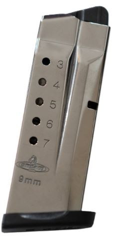 CHECKMATE MAGAZINE S&W SHIELD 9MM STAINLESS 7RD
