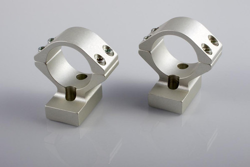 Talley Lightweight Alloy Mount Combo - Silver 1" - High Kimber 8400