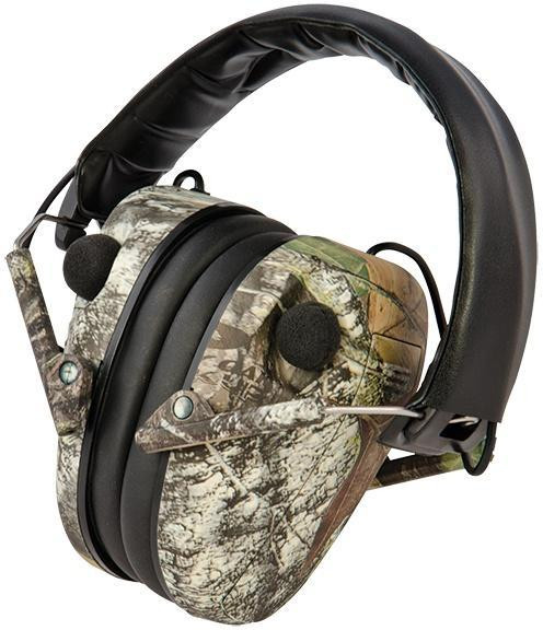 Caldwell E-MAX Low Profile Electronic Hearing Protection  Mossy Oak Break-Up