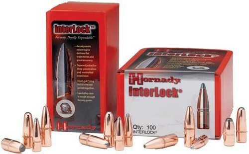 Hornady InterLock Bullets .30 cal .308" 170 gr FP 100/ct