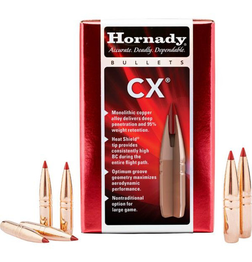 Hornady CX Bullets 6mm .243 cal 90gr (1-8") 50/rd