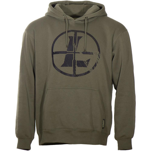 Leupold Distressed Reticle Hoodie Ash Green M