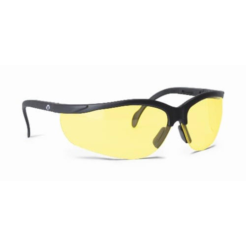 Walker's Sport Shooting Glasses Black with Yellow Lens